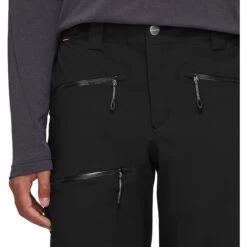 Mammut Stoney Hardshell Pants Men - Black-white -Comfortable Sportswear mammut stoney hardshell pants men black white 4 1323562