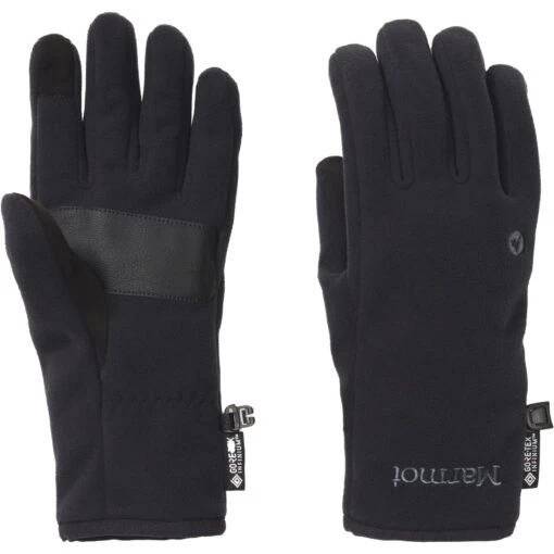 Marmot Infinium WINDSTOPPER Fleece Gloves - Black -Comfortable Sportswear marmot infinium windstopper fleece gloves black 2 1532778