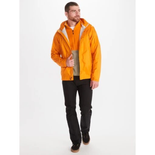 Marmot PreCip Eco Jacket - Orange Pepper -Comfortable Sportswear marmot precip eco jacket orange pepper 3 1403503