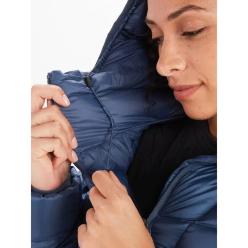 Marmot Women Hype Down Hoody - Storm -Comfortable Sportswear marmot women hype down hoody storm 1 1294188