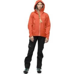 Norrona Falketind Gore-Tex Jacket Women - Orange Alert -Comfortable Sportswear norrona falketind gore tex jacket women orange alert 3 1253726
