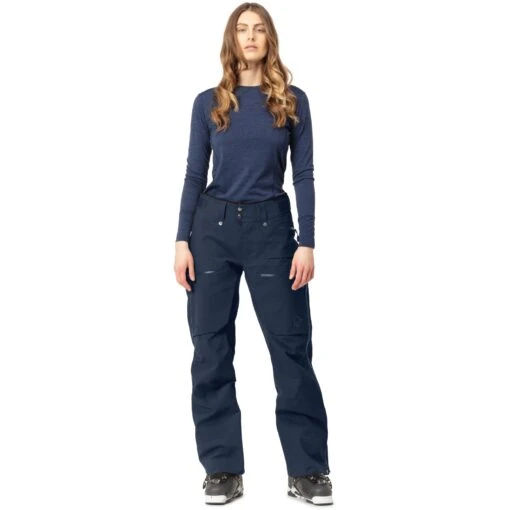 Norrona Lofoten Gore-Tex Pro Pants Women - Indigo Night -Comfortable Sportswear norrona lofoten gore tex pro pants women indigo night 4 1517868