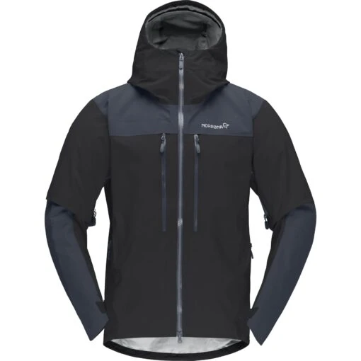 Norrona Trollveggen Gore-Tex Pro Light Jacket Men - Caviar/Cool Black -Comfortable Sportswear norrona trollveggen gore tex pro light jacket men caviar cool black 1 1127347