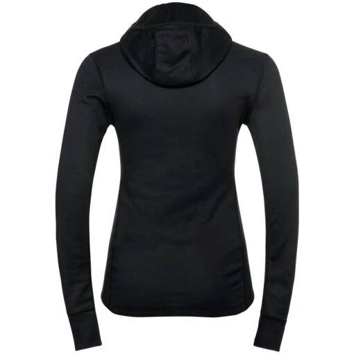 Odlo Active Warm Long-Sleeve Base Layer Top With Facemask Women - Black -Comfortable Sportswear odlo womens active warm eco base layer top with facemask 159141 15000 black 2 1002392