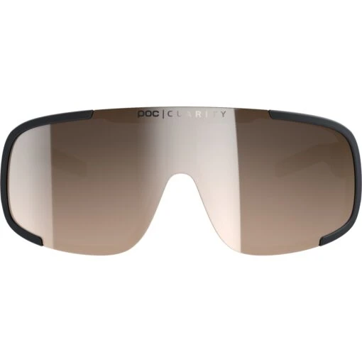 POC Aspire Mid Glasses - Mirror Lens - 1002 Uranium Black / Brown - Silver -Comfortable Sportswear poc aspire mid perform glasses mirror lens 1002 uranium black brown silver 2 1285777