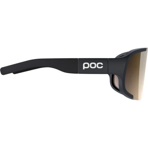 POC Aspire Mid Glasses - Mirror Lens - 1002 Uranium Black / Brown - Silver -Comfortable Sportswear poc aspire mid perform glasses mirror lens 1002 uranium black brown silver 3 1285779